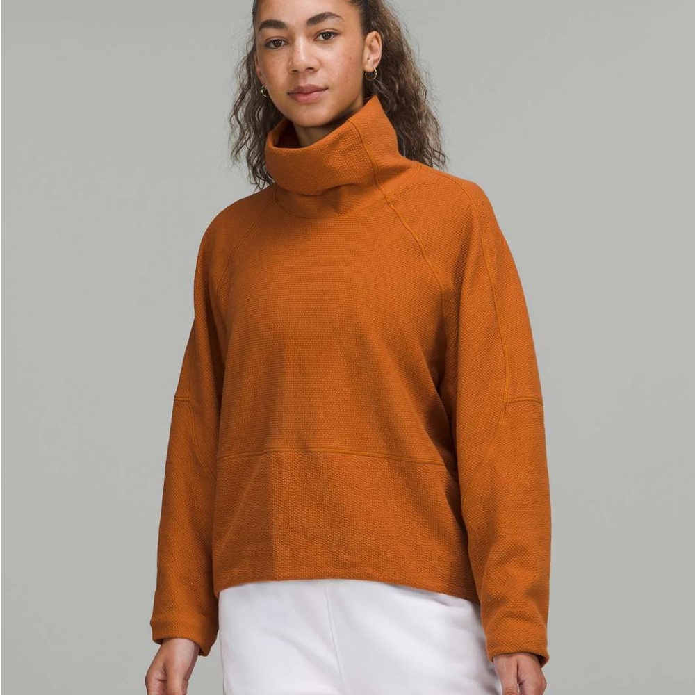Lululemon Texture Funnel Neck Pullover